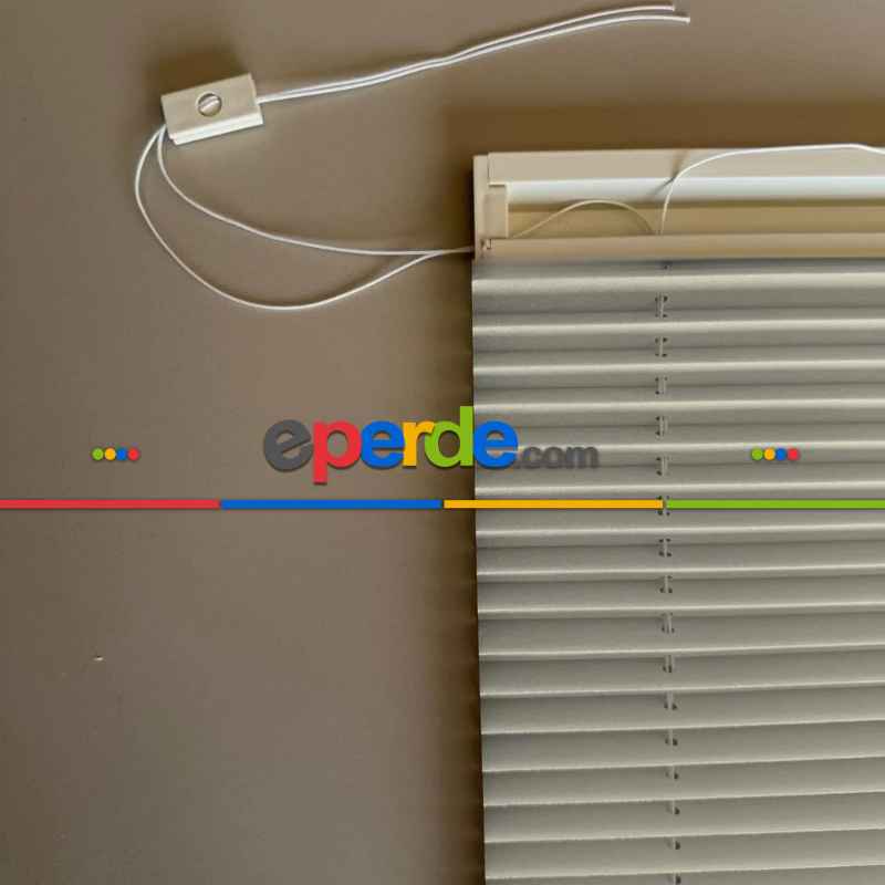 Brillannt Plisel Perde - Cam Balkon Perdesi - Pimapen Perdesi - Krem Rengi (20 Renk) Kolay Montaj Yaylı Sistem, Vidalı Sistem Veya Yapıştırma