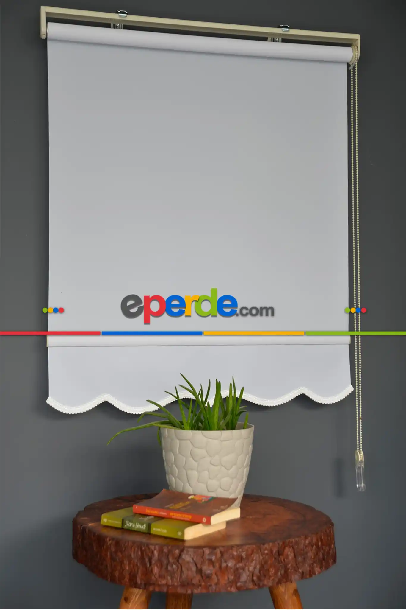 Halim Perdesan Pl-01 Beyaz Renk Polyester Thin Mat Stor Perde