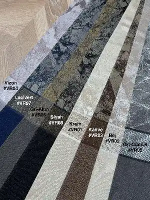 7 Farklı Renk Orta Pano Desen Jakar Dokuma Fon Perde, Premium Kalite Seri