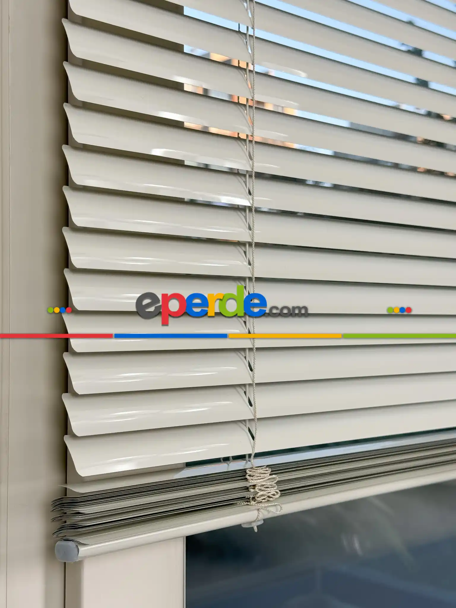 Ekru Alüminyum Jaluzi Perde - 25mm