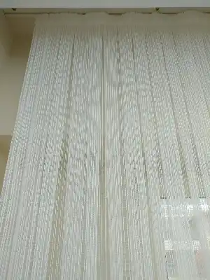 Metre İle Satış - Brillant Zincir Desenli Düz Armür Tül - Dikişsiz Kumaş- Ekru