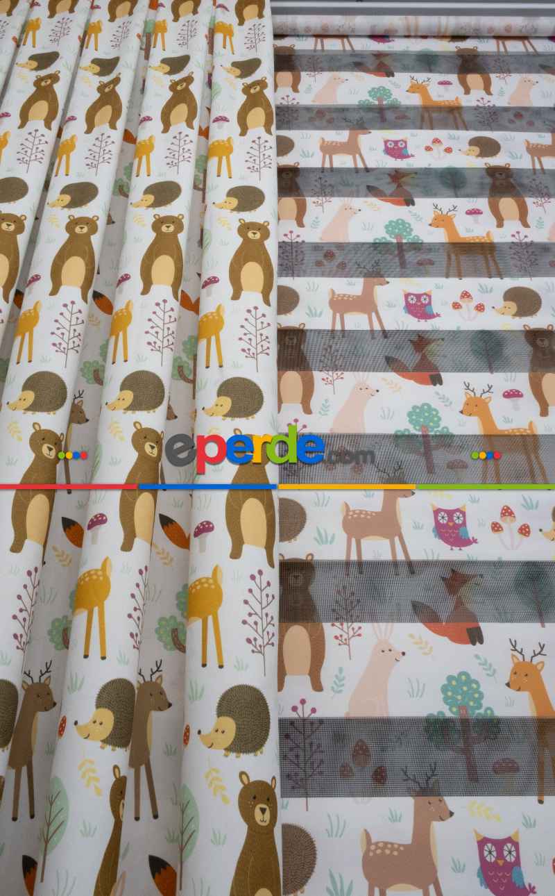 Trend Bebek - Çocuk - Genç Odası Fon Perde Modelleri 20234 (sınırsız En Ölçüsü )-kiremit Rengi-kahve-hardal Sarısı-fıstık Yeşili