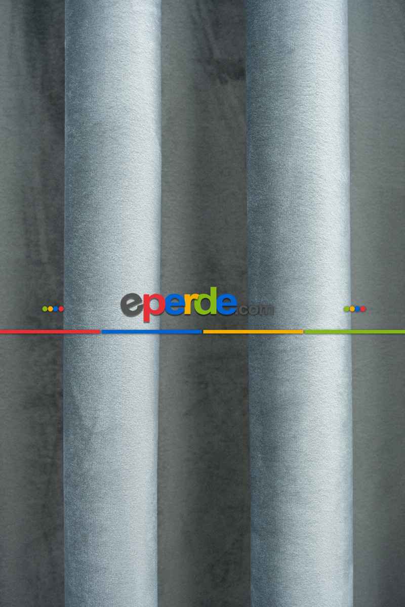 Yatak Odası Fon Orjinal Örme İpek Kadife (ithal)- Gri-füme-antrasit