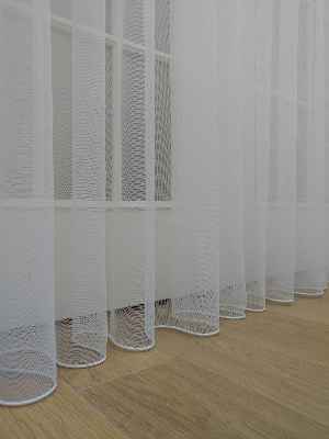 Düz Tül-grek Tül Perde - Petek Zemin (dökümlü) Ekru Renk Kırık Beyaz-hatasız Orjinal- Ekru