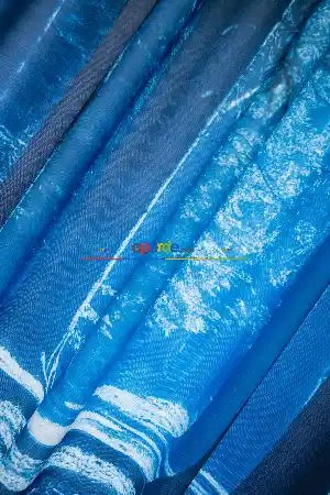 Hazır Ölçülü Dökümlü Kumaştan Orman Manzaralı Baskılı Pilesiz Fon Perde 1. Kalite