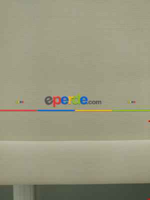 Düz Stor Perde Pvc Thın Mat Ekru - Yıkanabilir Stor- Ekru