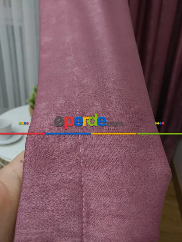 Soft Gül Kurusu Fon Perde Geniş En (285)- Gül Kurusu Açık