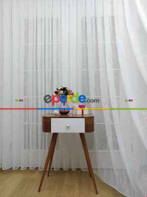 Tül Fırsat !!! Şantuk Birinci Kalite Tül Ekru Renk Kırık Beyaz- Ekru