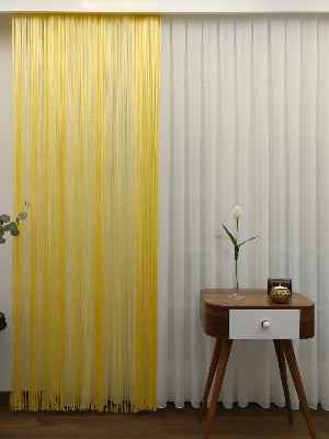 Sarı İp Perde- Sarı