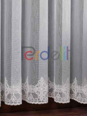 Etek Ucu Nakış İşlemeli Tül Perde