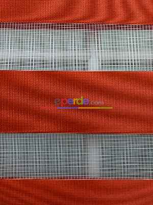 Kırmızı Düz Eco Seri Zebra Perde- Kırmızı