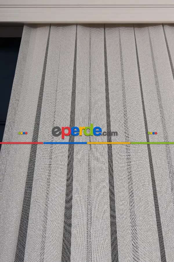 Salon Tül - Ekru Düz Tül Perde Ütü Istemez