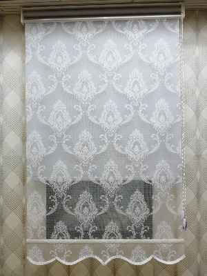 Çifli Sistem Tül Ve Stor Perde Bdz ( 827 )- Beyaz