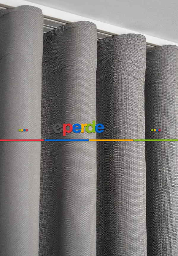 Salon - 2023 Trend Sade Ve Işıltılı Fon Perde