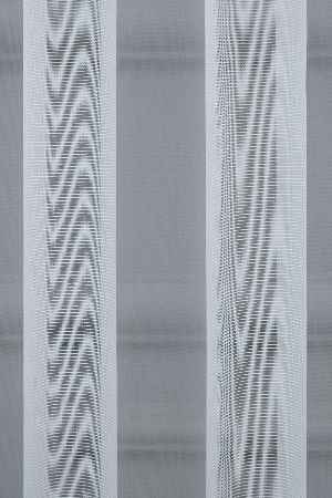 S Pile Düz Tül Perde- Ekru