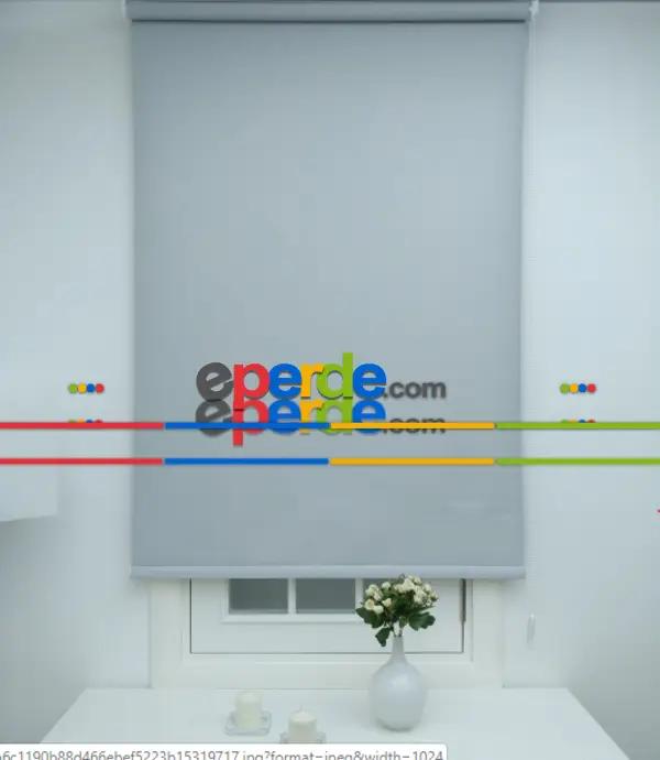 Salon Stor Perde - Açık Gri Mat Stor- Gri-Füme-Antrasit