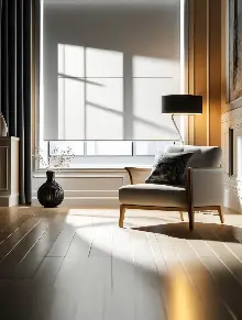 Yatak Odası Stor - Kampanyalı - Ekru Mat Düz Stor Perde - Aluminyum Kasa - Kornişe Kolay Montaj Aparatlı - Matkap Tornavida Olmadan 30sn'de Montaj