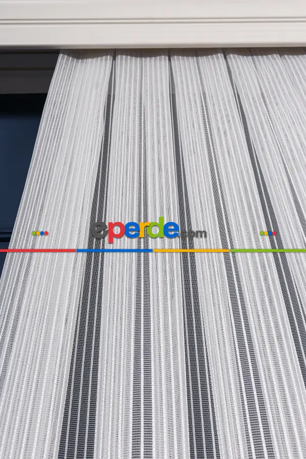 Sementa Düz Tül Perde - Ekru