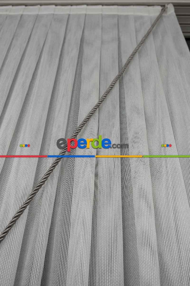 Salon Yalancı Kruvaze - Tülden Fon - Yana Toplamalı Tül - Kordon Toplama Tül - Çift Veya Tek Kanat - Püskül İlave Ücretlidir