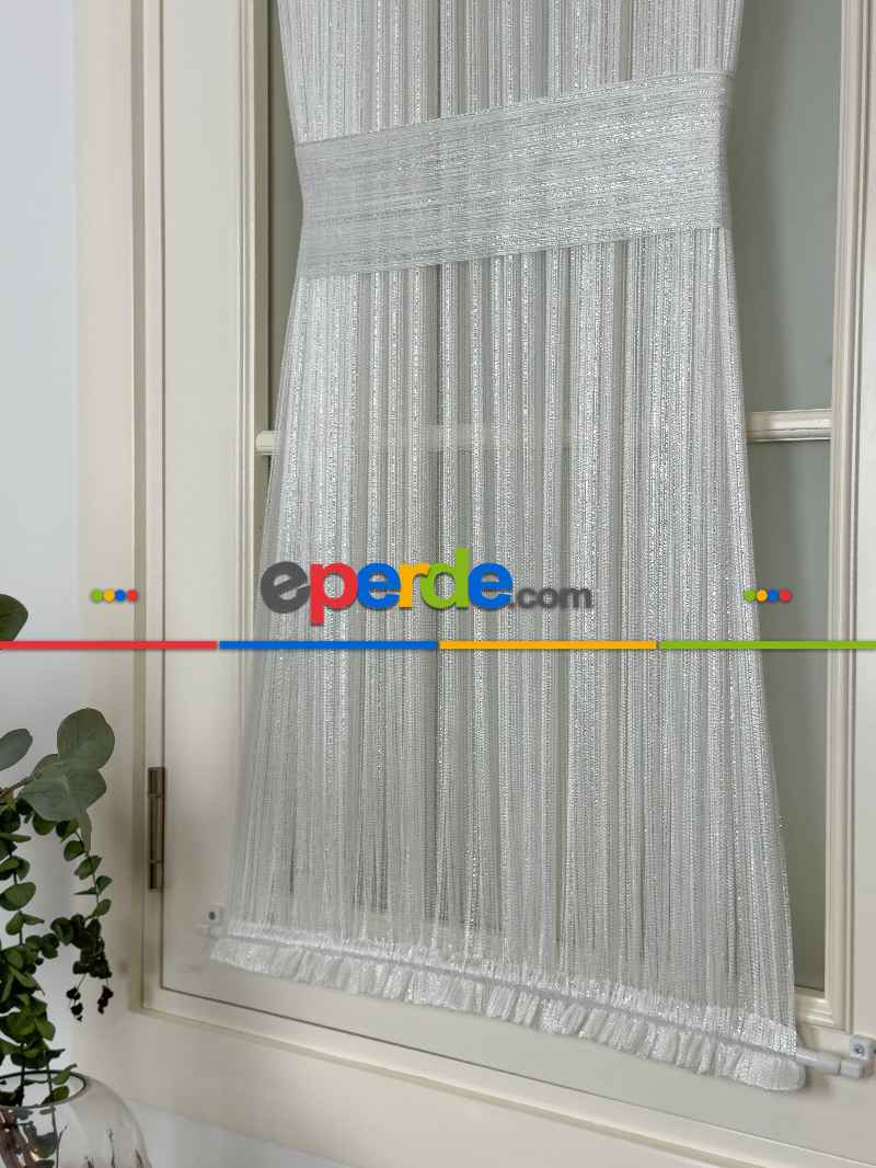 2025 Yeni Sezon Grz Gümüş Simli Briz Tül Perde