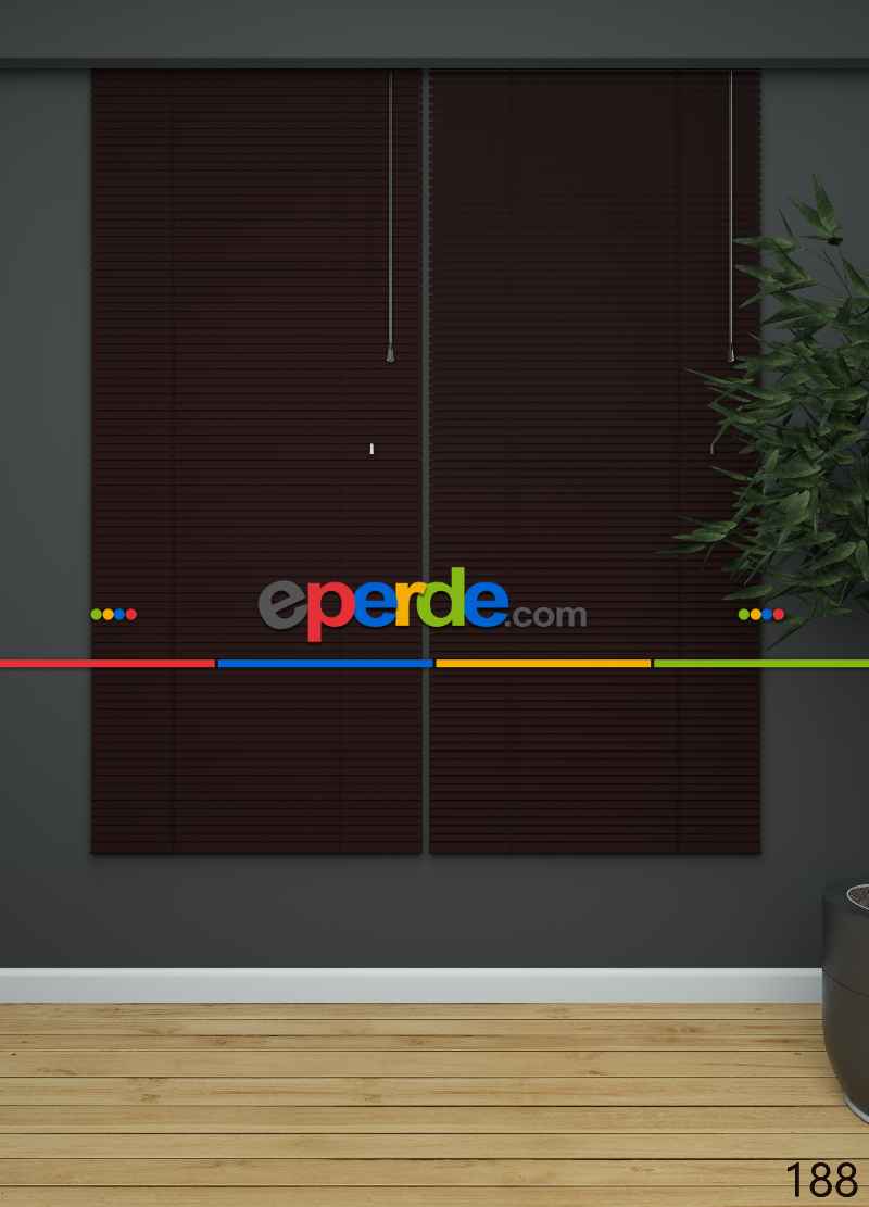 Bordo - Alüminyum Jaluzi Perde - 25mm Kalınlığında