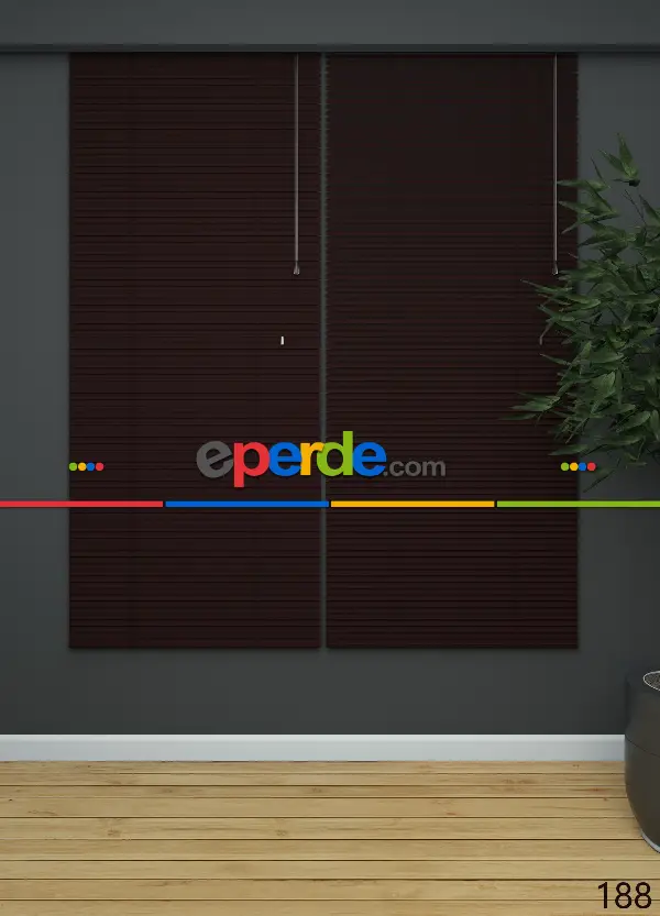 Bordo - Alüminyum Jaluzi Perde - 25mm Kalınlığında