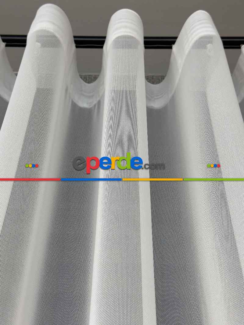 Genç Odası Düz Tül Perde Premium Serisi - Hafif File Tül - Ekru Renk - Ürün Videosu Açıklamada Vardır