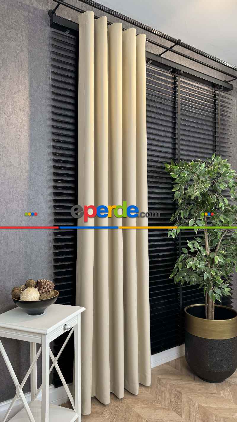 Yatak Odası - Premium 0 Blackout Karartma Fon Perde