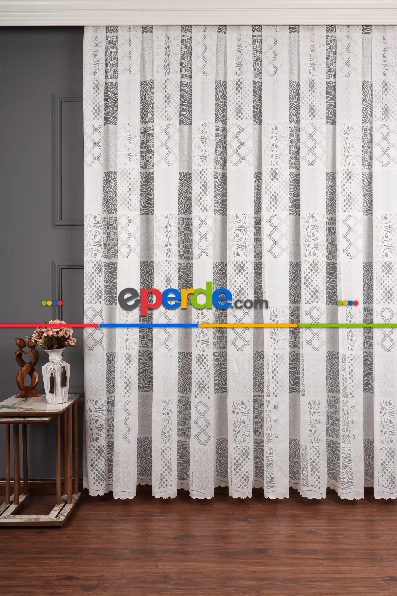 Yatak Odası - Doksanlar Örme Tül Perde