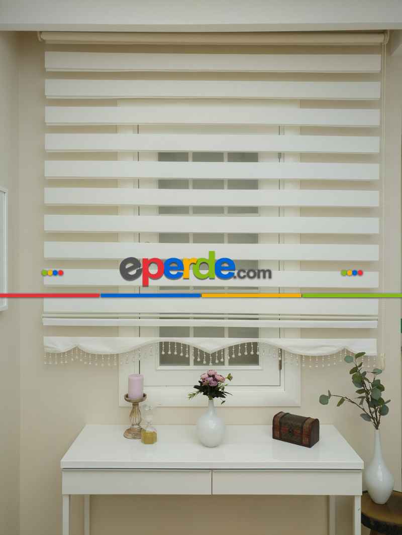 Oturma Odası - Zebra Perde - Düz Zebra Zebra ( Eco Serisi )- Ekru