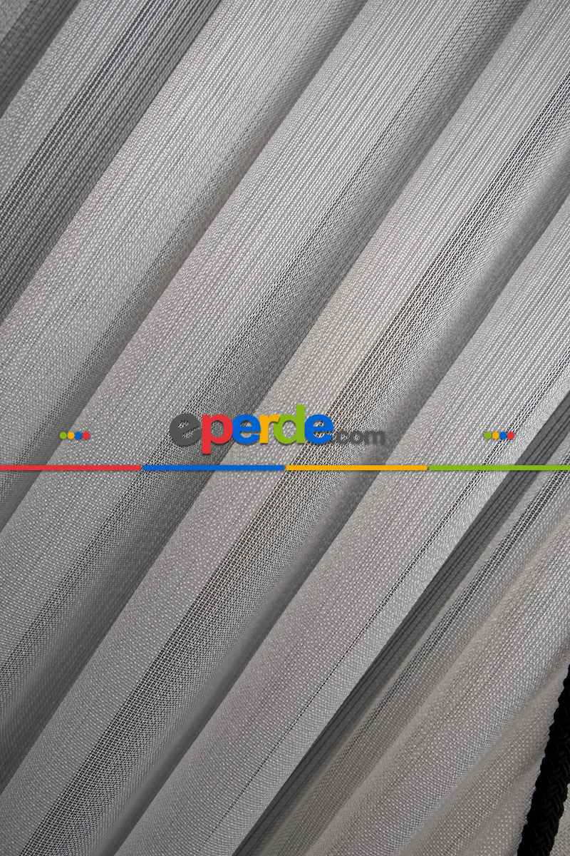 Salon Tül - Kar Tül Yalancı Kruvaze - Halat İle Tülden Fon - Yana Toplamalı Tül - Kordon Toplama Tül - Çift Veya Tek Kanat - Aksesuar İlave Ücretlidir- Kurşunlu Tül