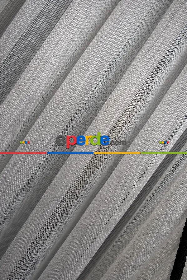 Kar Tül Yalancı Kruvaze - Halat İle Tülden Fon - Yana Toplamalı Tül - Kordon Toplama Tül - Çift Veya Tek Kanat - Aksesuar İlave Ücretlidir- Kurşunlu Tül