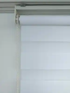 Beyaz Düz Zebra Perde- Beyaz