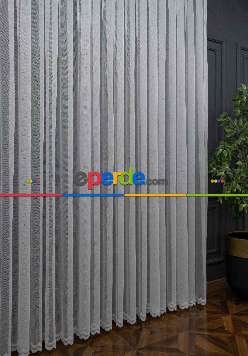 Yatak Odası - Taç Düz Sadem Sade Düz Tasrım Model Tül Perde