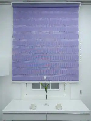 %40 Indirimli !!! Lila Düz Zebra Perde 90x200cm- Lila