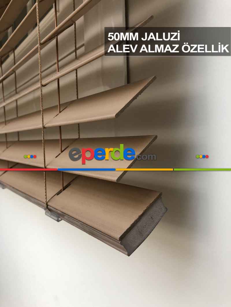 Mutfak Ahşap Jaluzi Perde- Ceviz