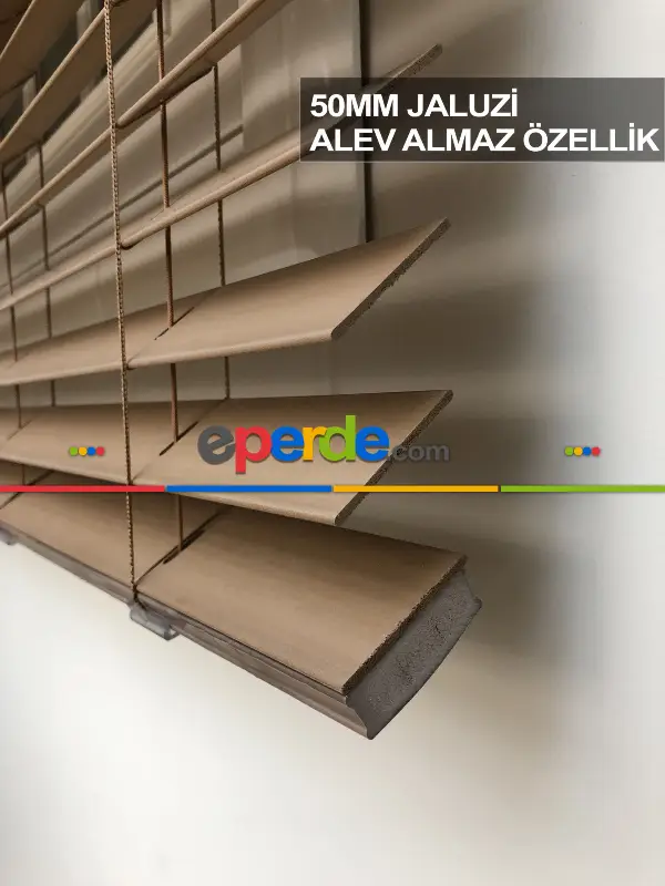 Mutfak Ahşap Jaluzi Perde- Ceviz