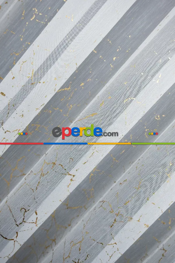 Varak Sim Altın Mermer Desen Model Tasarım Tül