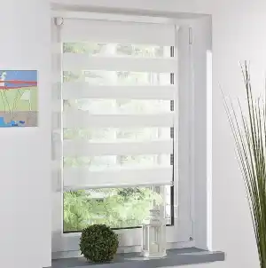 Ekonomik Düz Beyaz Zebra- Beyaz 100cm X 200cm 