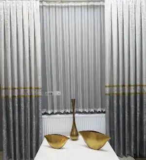 Brillant Pano Fon Perde Orjinal Brillant Gallery Liva Boner Serisi 1. Kalite- Gri Açık