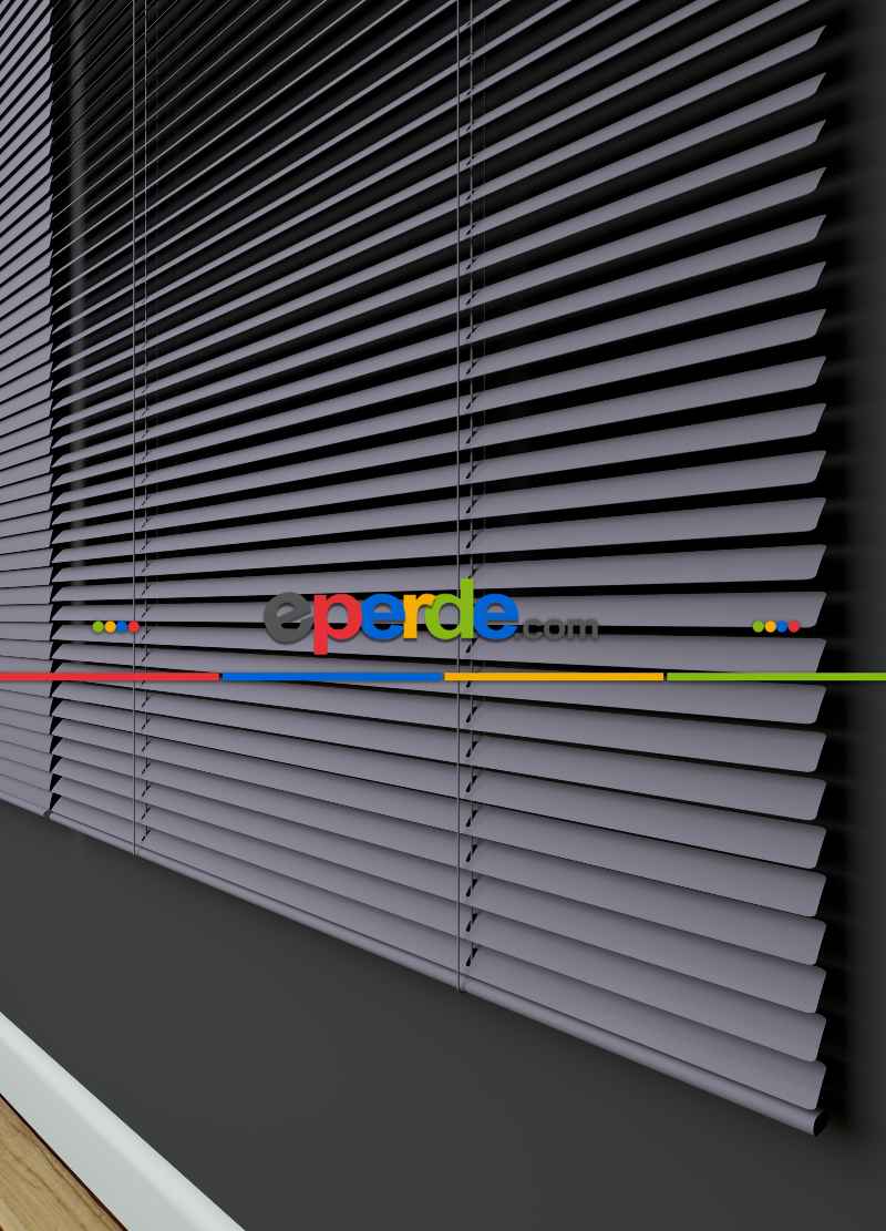 Mutfak - 1. Kalite Lila- Alüminyum Jaluzi Perde - 25mm Kalınlığında