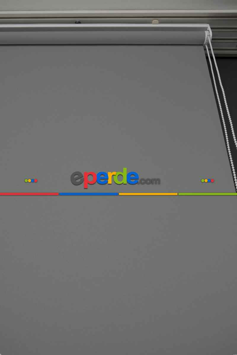 Açık Gri Renk Lazer Kesim Mat Stor Perde (ister Düz - İster Lazer Kesimli Satın Alın)