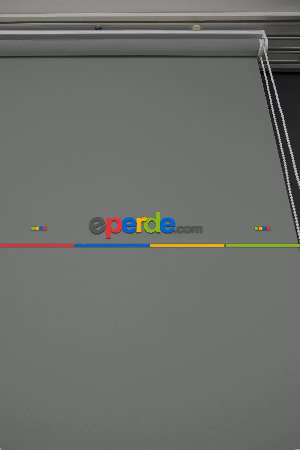 Salon Stor - Açık Gri Renk Lazer Kesim Mat Stor Perde (ister Düz - İster Lazer Kesimli Satın Alın)