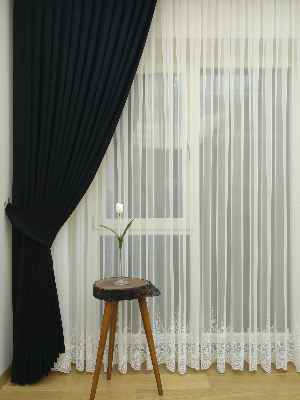 Siyah Düz Petek Fon Perde (özel İndirimli Fiyat)