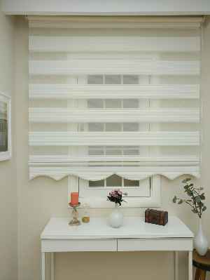 Geniş Pileli Zebra Perde- Gri-Füme-Antrasit-Ekru-Kahve-Sütlü Kahve