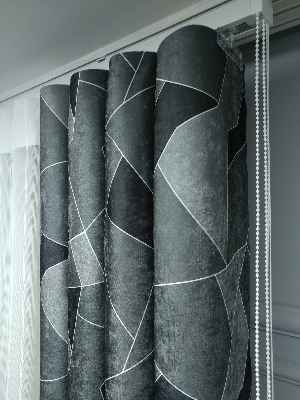 2021 Sezonu - Tül Dikey Zebra Perde - Fon Kumaşlı Tül Dikey Perde - Stor Tül Perde Hepsi Birarada- Gri Açık-gri Koyu-ekru