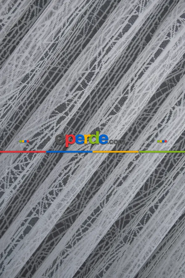 2023 Trend Örme Tül Perde Çok Dökümlü - Ütü İstemez - İtinalı Dikiş