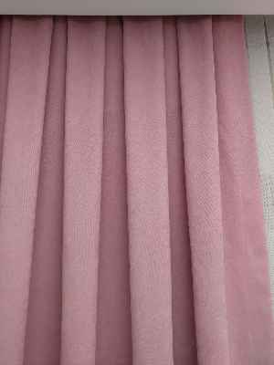 Pembe Düz Fon Perde 180cm En- Pembe
