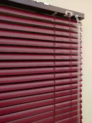 Bordo - Alüminyum Jaluzi Perde - 25mm Kalınlığında- Bordo