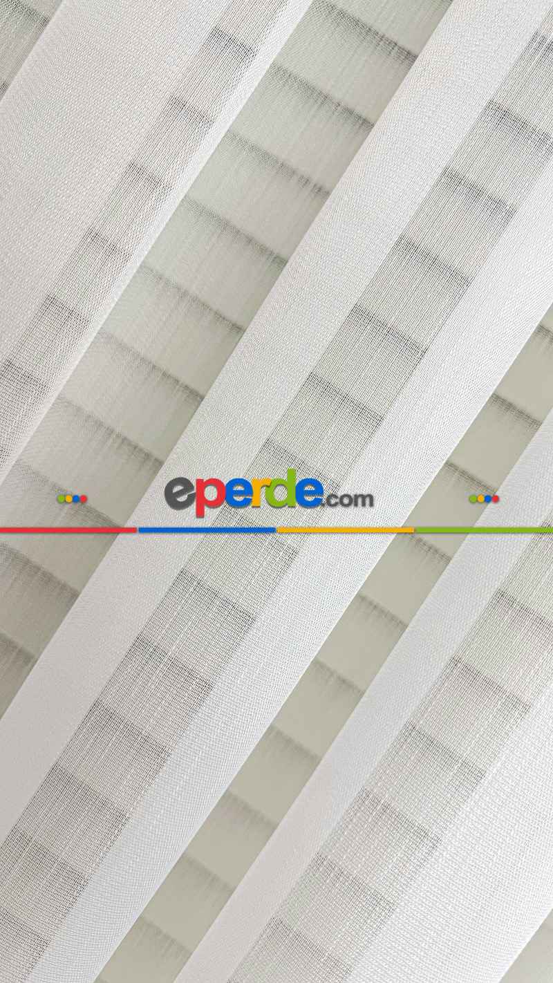 Genç Odası Bambu Tül İpek Yumuşaklığında Kırık Beyaz Armür Dokuma - Ütü İstemez